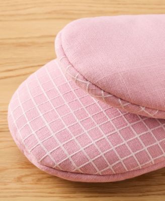 Gourmet Series Gridlines Mini Oven Mitts Set, Pack of 2