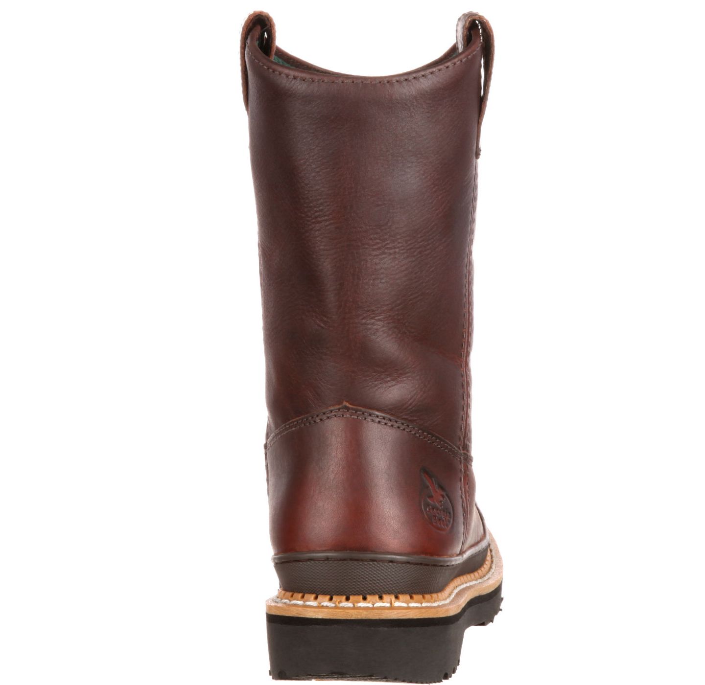 Мужские ботинки GEORGIA BOOT Georgia Giant 11" Soggy Brown Steel Toe Wellington Work Boot, цвет: Коричневый — фото 2