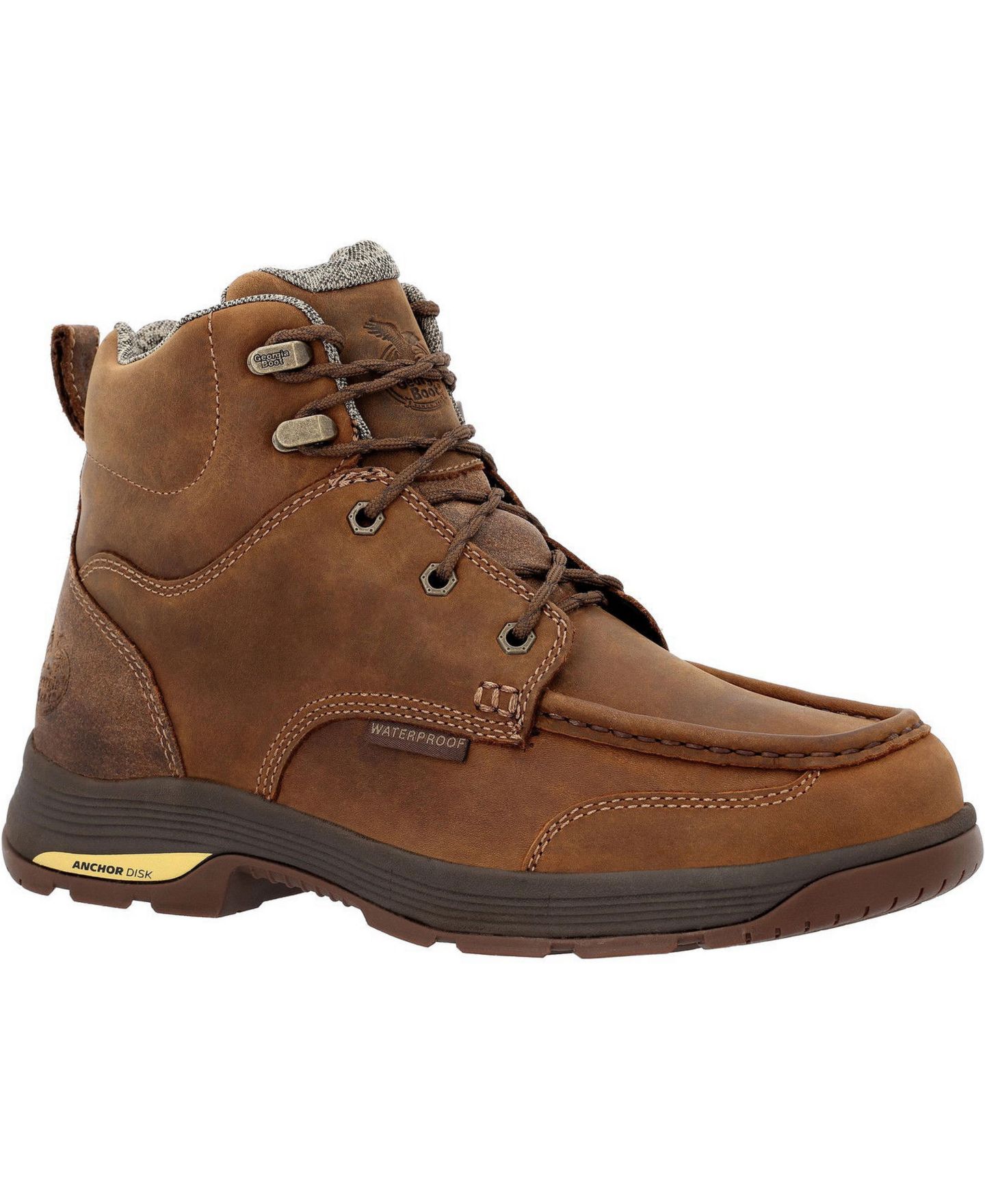 Мужские ботинки GEORGIA BOOT Athens SuperLyte Moc-Toe Waterproof Work Boot — фото 1