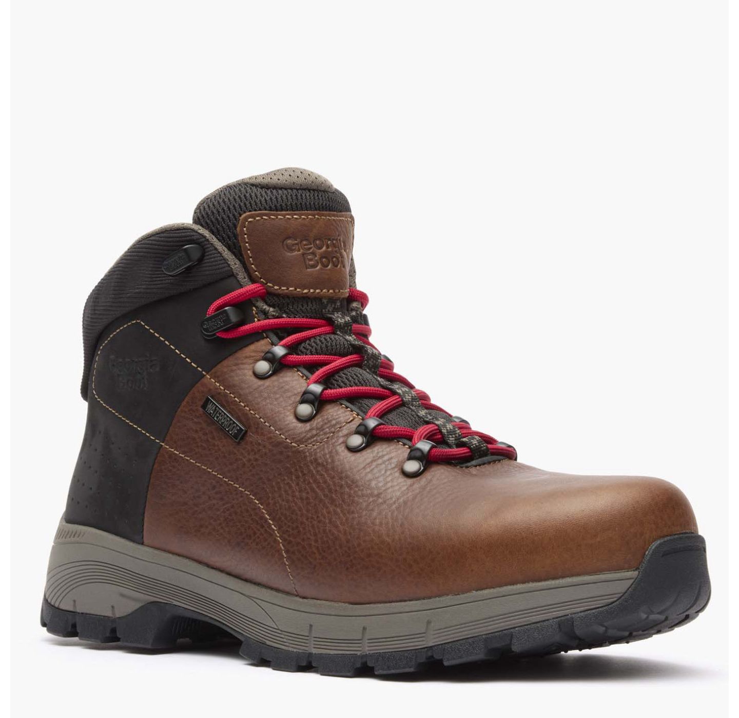 Мужские ботинки GEORGIA BOOT Eagle Trail Alloy Toe Waterproof Hiker, цвет: Коричневый — фото 5