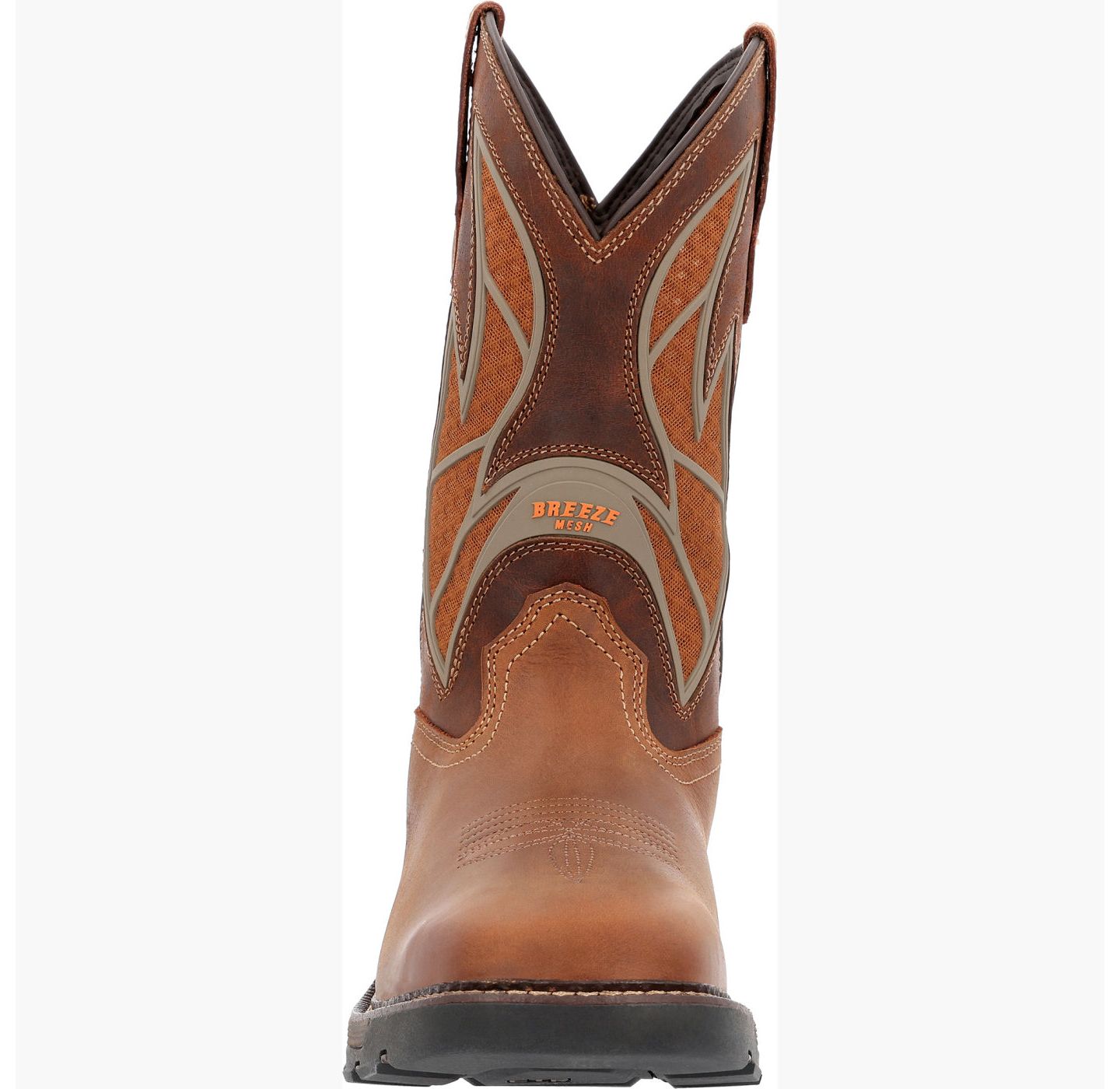 Мужские ботинки GEORGIA BOOT Carbo-Tec FLX Pull-on with InsulKul Work in Brown/Brick, цвет: Коричневый — фото 5