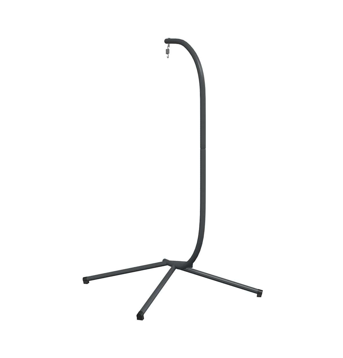 Hanging Egg Chair Stand without Basket Anthracite Steel