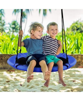 40 Inch Flying Saucer Tree Swing Indoor Outdoor Play Set
