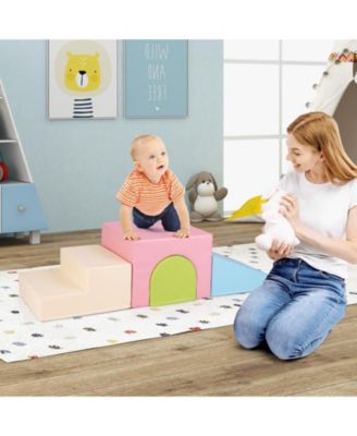 Climb and Crawl Foam Block Play Set for Infant Baby