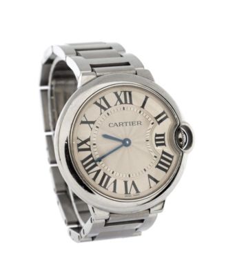 Бывшие в употреблении кварцевые часы Cartier Ballon Bleu de Cartier из нержавеющей стали 36 мм