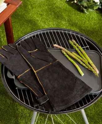 Leather Grill Gloves, Set of 2