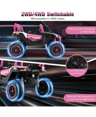 2-Seater Kids Ride on UTV with 2.4G Remote Control for over 3 Years Old Children