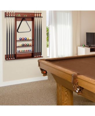 Wall-mounted Billiards Pool Cue Rack Only