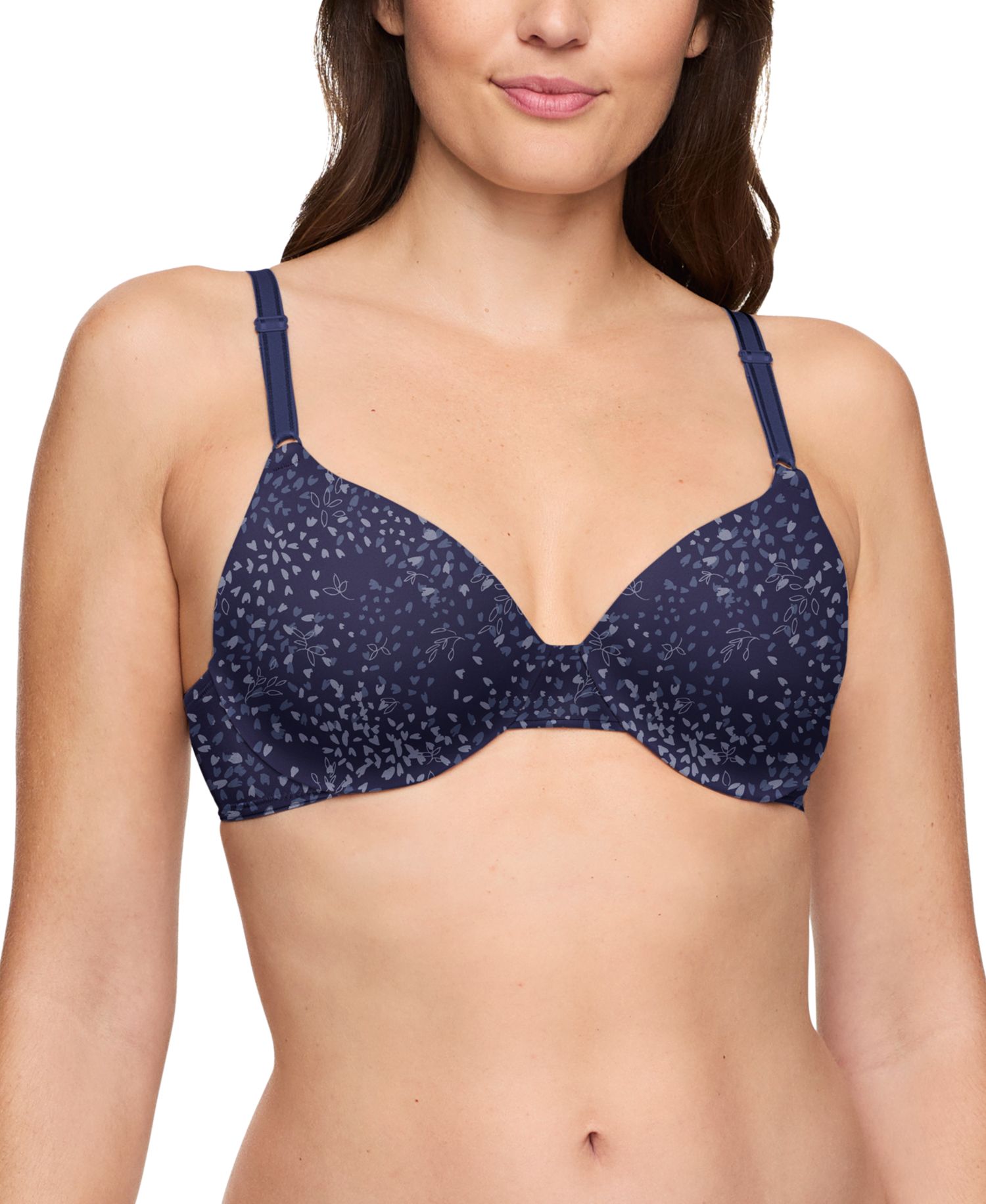 Women's Cushioned Underwire Lightly Lined T-Shirt Bra 1593