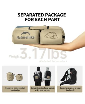 Star River UL 2 Person Backpacking Tent, Double Layer Waterproof Two Person Tent, Lightweight Backpacking Cycling 2 Person Tent