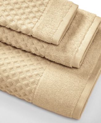 Quick-Drying Cotton Diamond Waffle Textured 2-Piece Oversized Bath Sheet, 68" x 35"