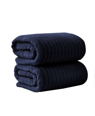 100% Cotton 2-Piece Oversized Bath Sheet Set, 35” x 68”