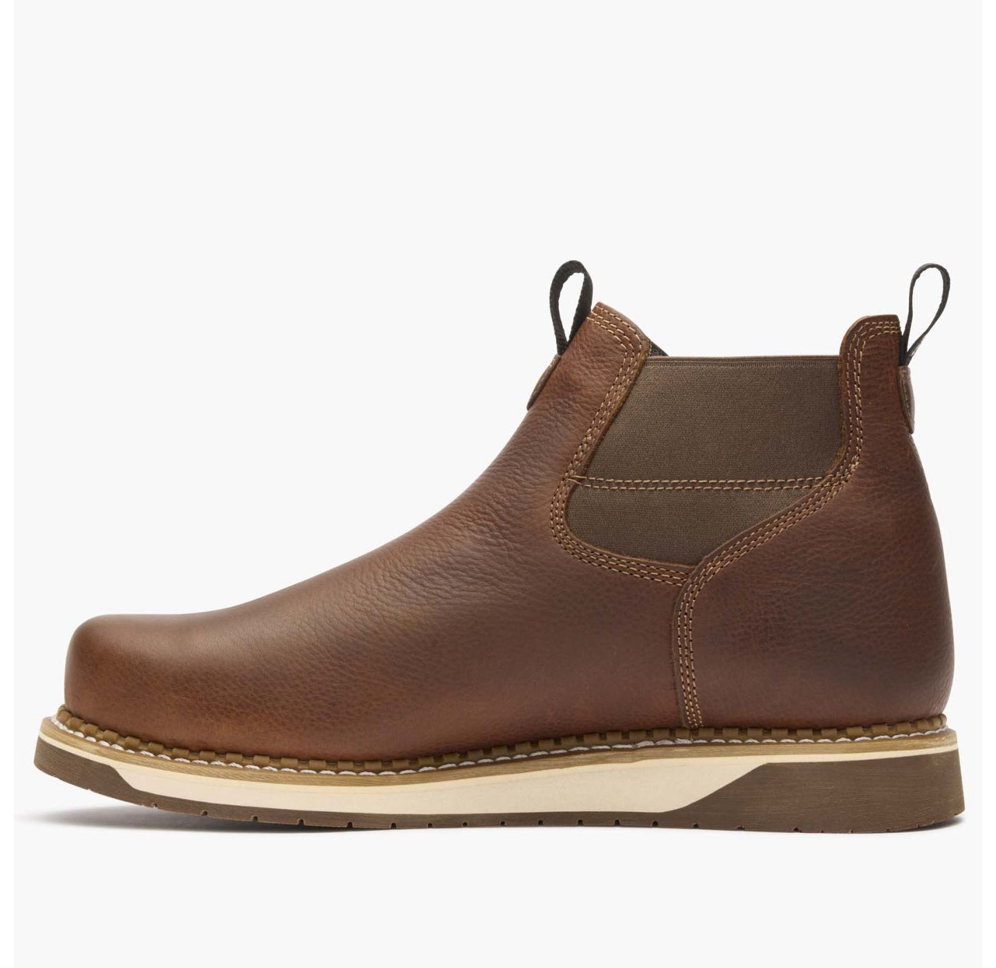 Мужские ботинки GEORGIA BOOT Amp LT Wedge Steel Toe Waterproof Chelsea Work Boot, цвет: Коричневый — фото 9