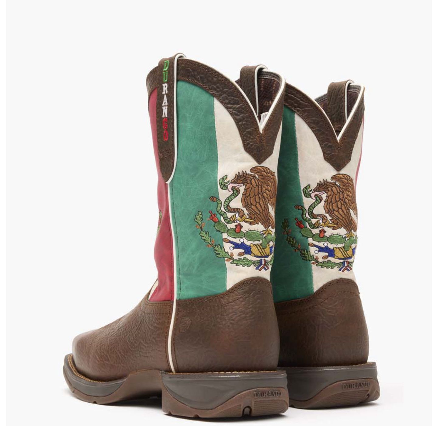 Мужские ботинки Durango Rebel by Steel Toe Mexico Flag Western Boot, цвет: Коричневый — фото 5