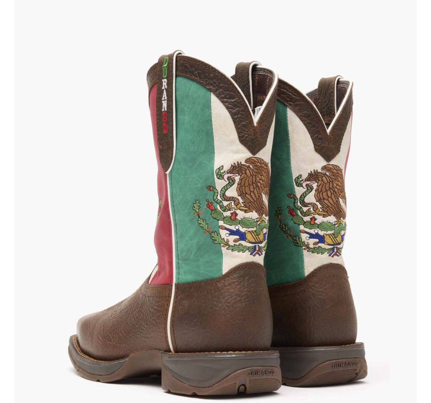 Men's Rebel by Steel Toe Mexico Flag Western Boot