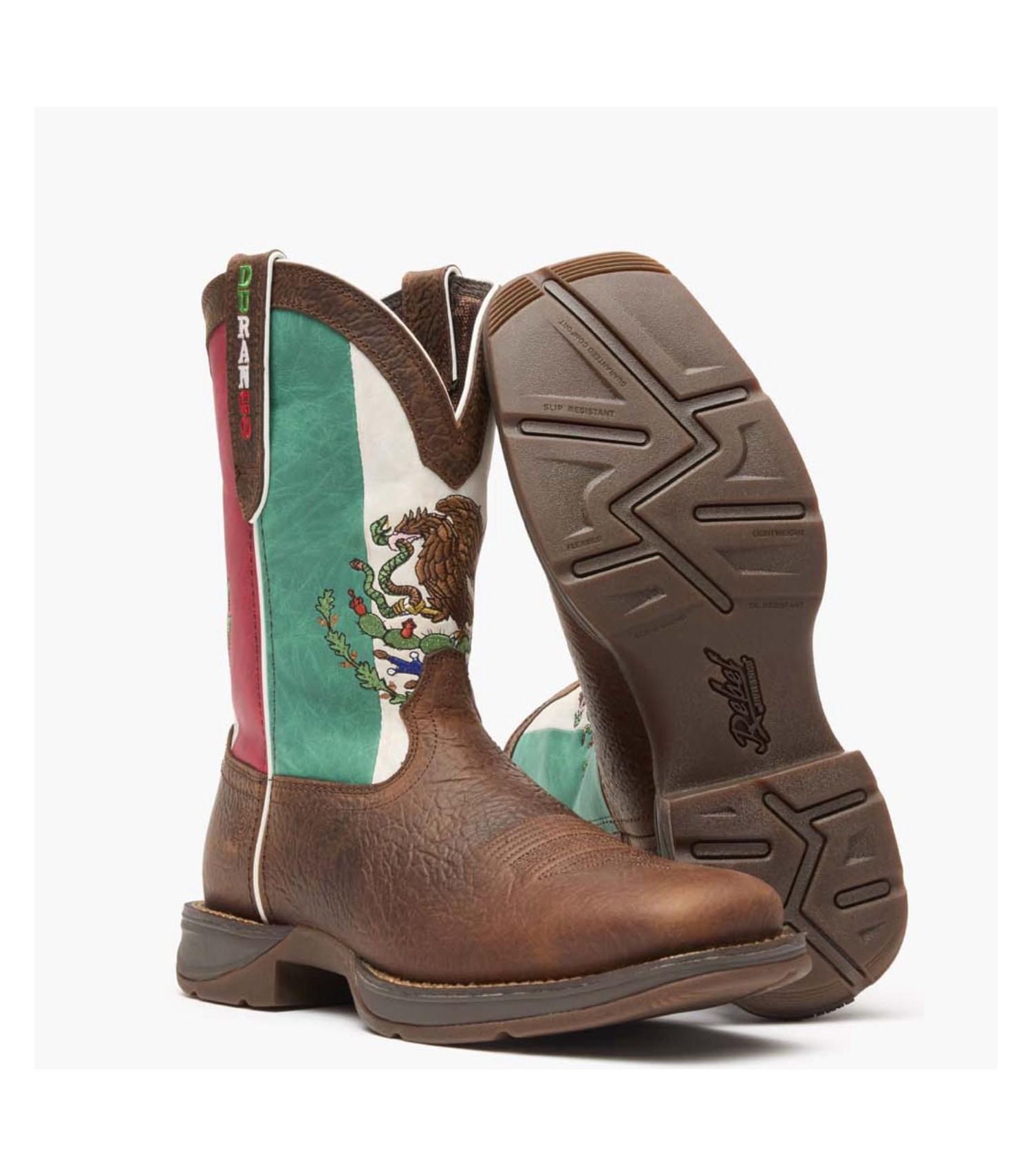 Men's Rebel by Mexico Flag Western Boot