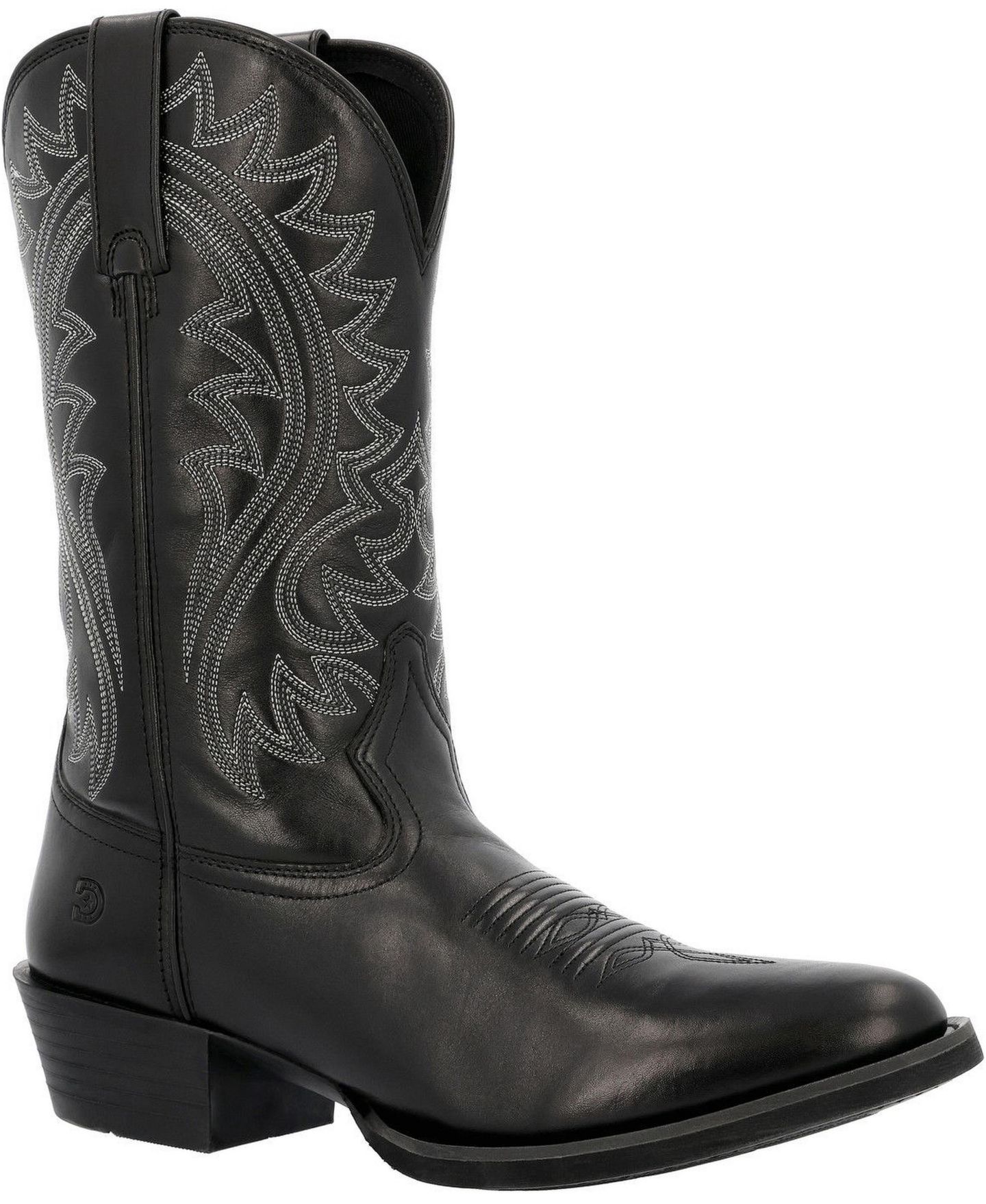 Мужские ботинки Durango Shyloh Black Western Boot, цвет: Полированный чёрный оникс — фото 1