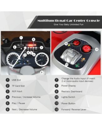 12V Kids Ride On Motorcycle Electric Motor Bike