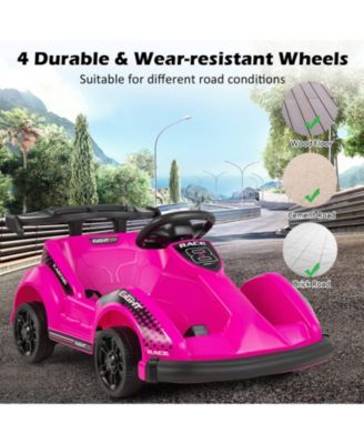 6V Kids Ride On Go Cart with Remote Control and Safety Belt