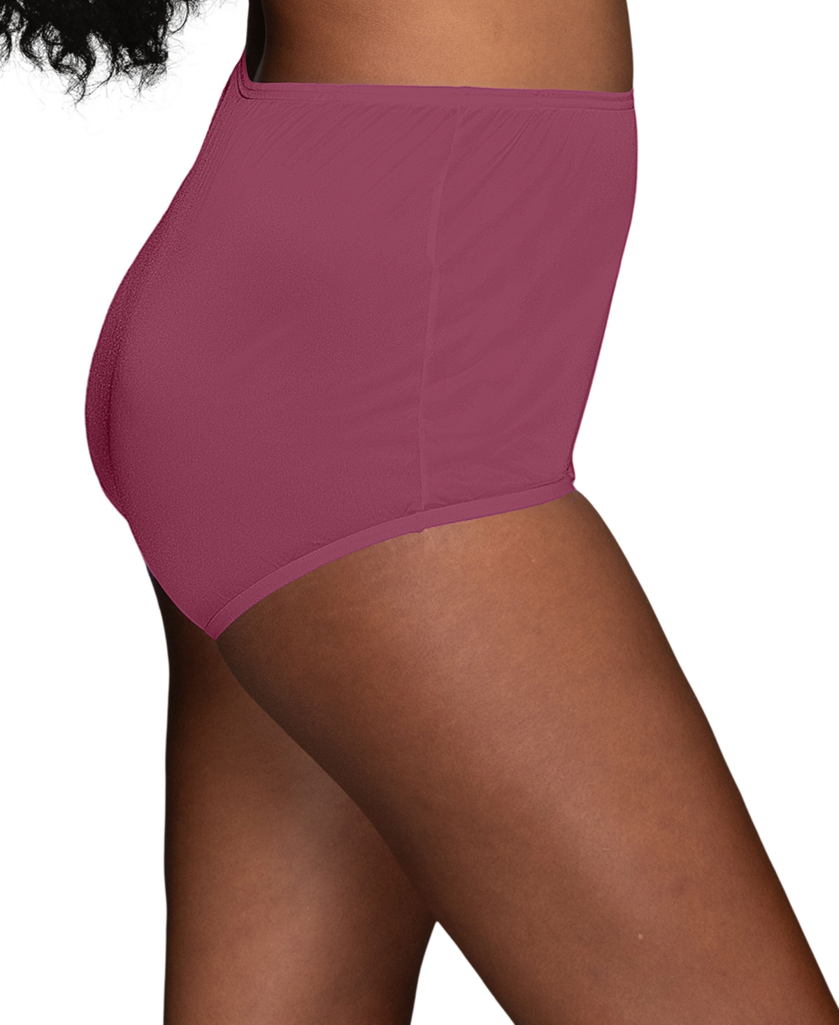 VANITY FAIR PERFECTLY YOURS RAVISSANT NYLON FULL BRIEF UNDERWEAR 15712, EXTENDED SIZES 