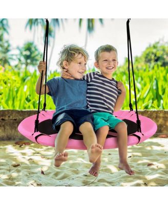40 Inch Flying Saucer Tree Swing Indoor Outdoor Play Set
