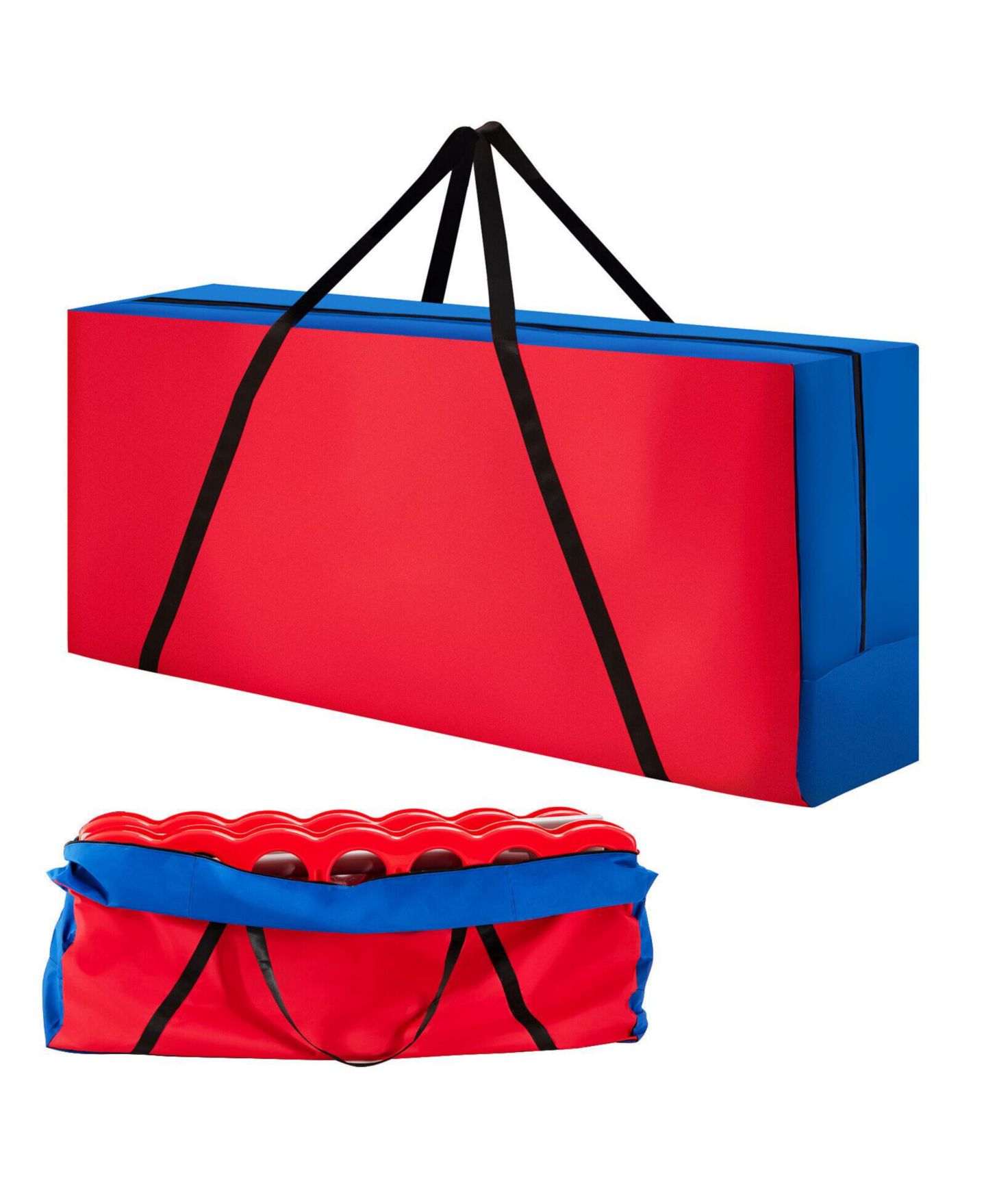 Детские игрушки Mecale 4 in a Row Game Carry Storage Bag with Durable Zipper, цвет: Красный — фото 1