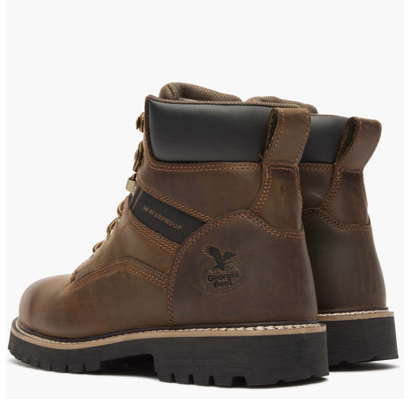Мужские ботинки GEORGIA BOOT Core 37 Waterproof 6" Work Boot, цвет: Коричневый — фото 6