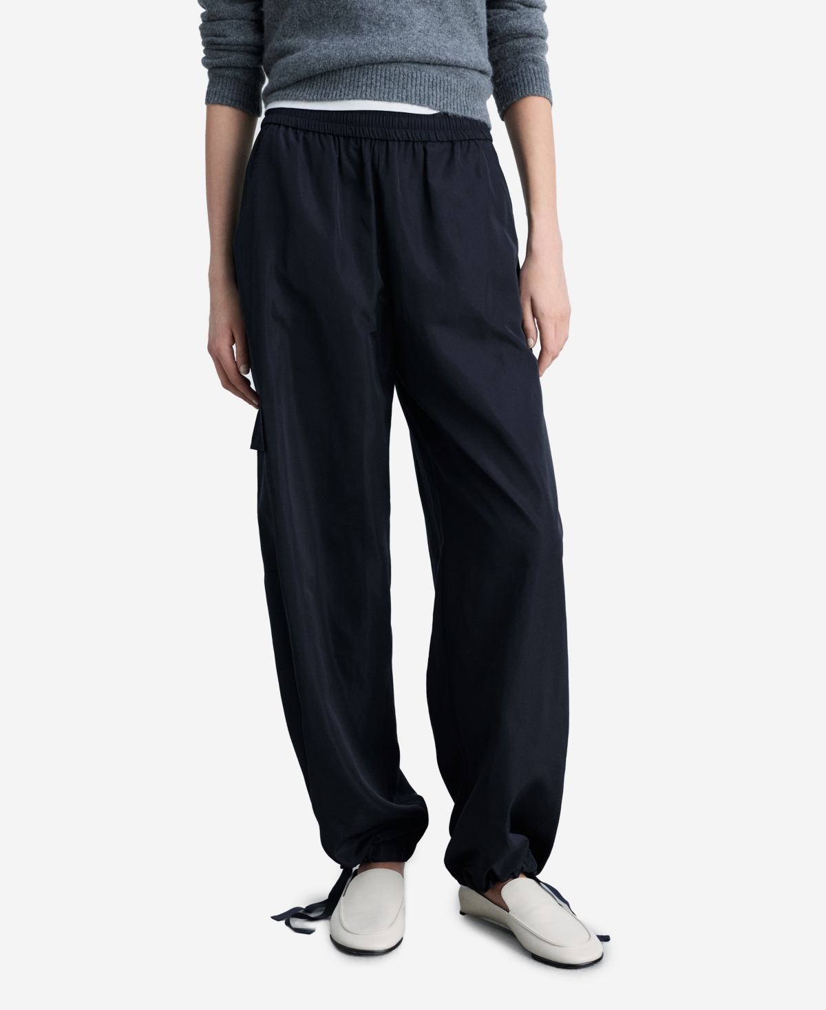 Mango Women's Straight Cargo Pants