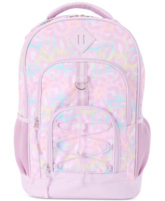 Big Girls Pastel Cheetah Backpack & Lunch Bag Set