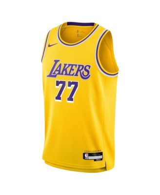 Big Boys and Girls Luka Doncic Gold Los Angeles Lakers Swingman Jersey