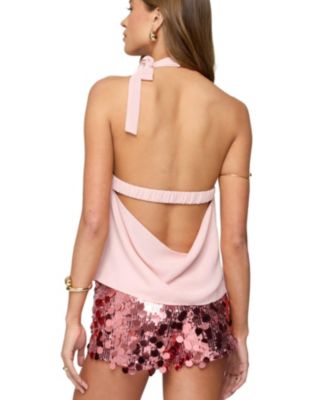 Женский топ на бретельках с разрезом спереди от Edikted