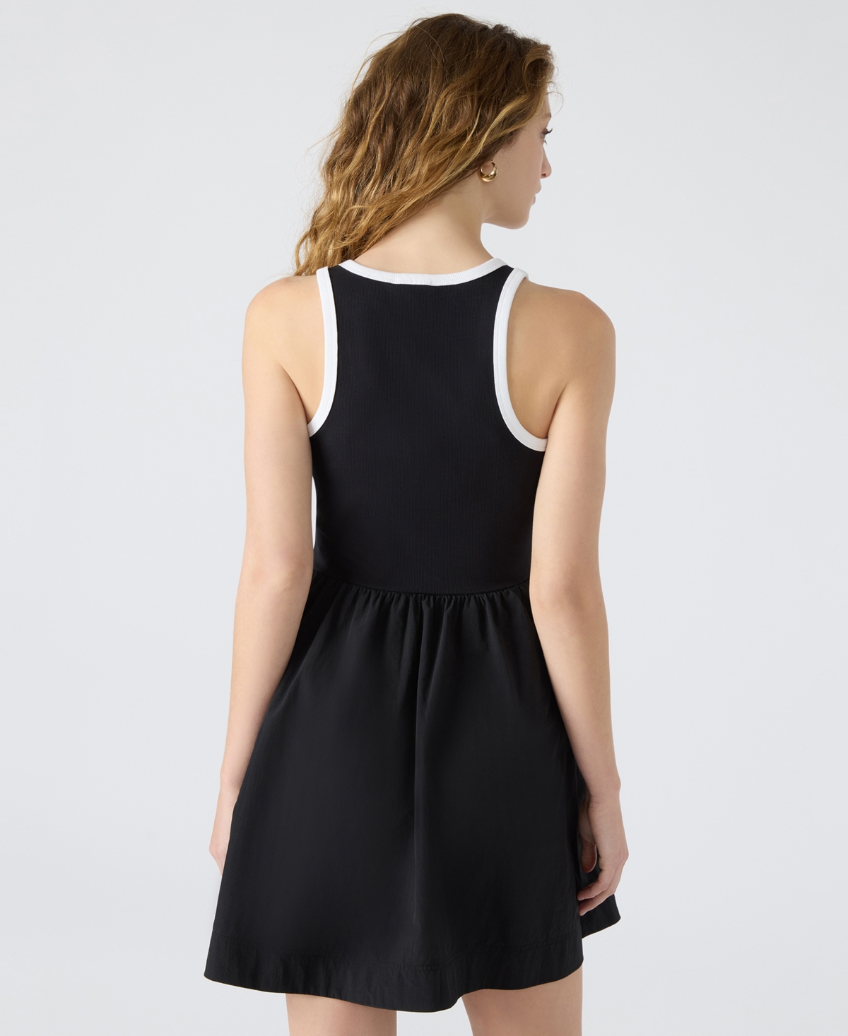 Steve Madden Tottenham Mixed Media Minidress