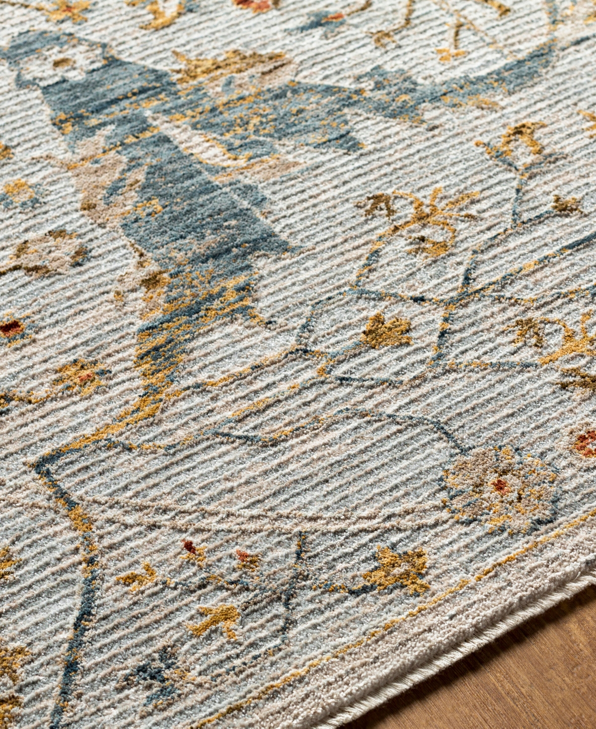 Livabliss Reina Ren-2301 9'x12'2" Area Rug In Blue