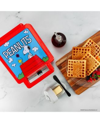 Peanuts Deluxe Waffler - Peanuts Iconic Characters and Symbols on Your Waffles