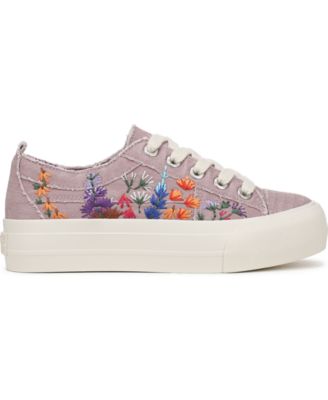 Women's Sadie-Sun Embroidered Lace Up Platform Sneakers