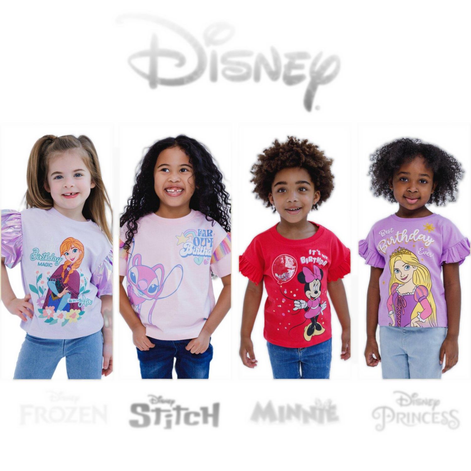 Little Girls Birthday Graphic T-Shirt
