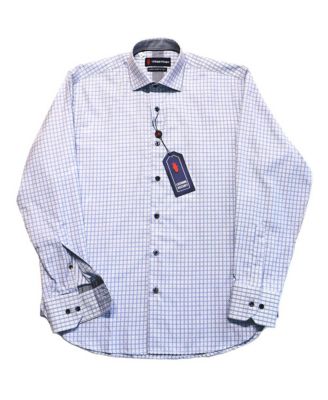 Мужская рубашка в клетку от ЛУЧИАНО ВИСКОНТИ