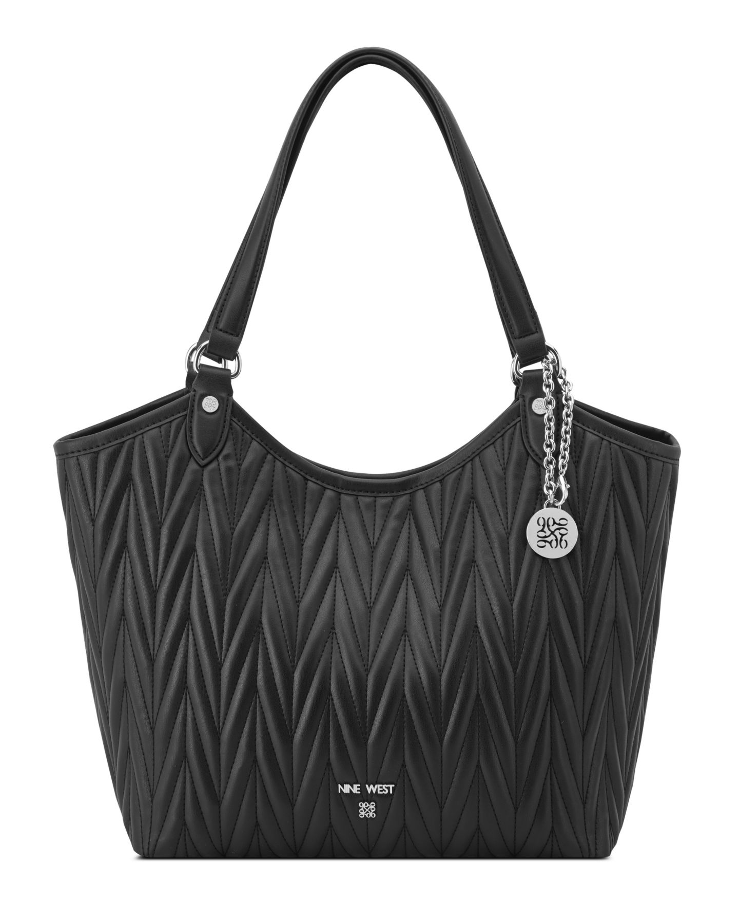 Женская сумка Nine West Jaslee Large 2 in 1, цвет: Чёрный — фото 2