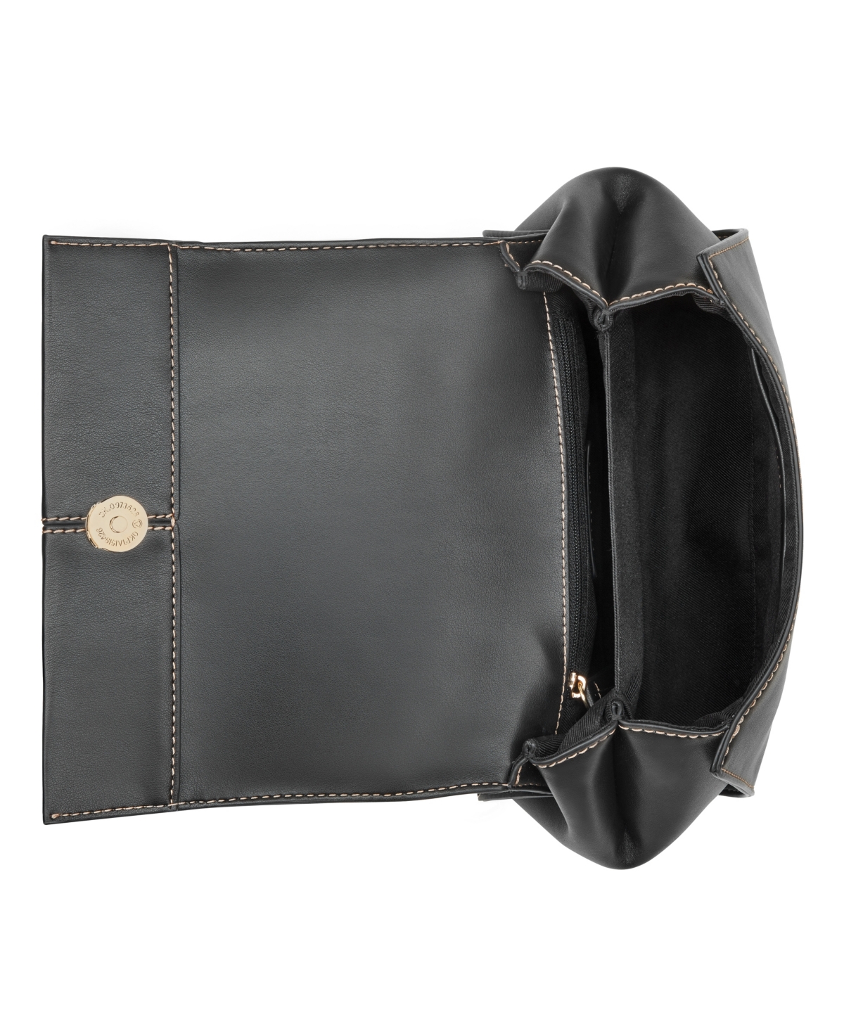 Nine West Paxtin Convertible Medium Crossbody Flap Bag In Black