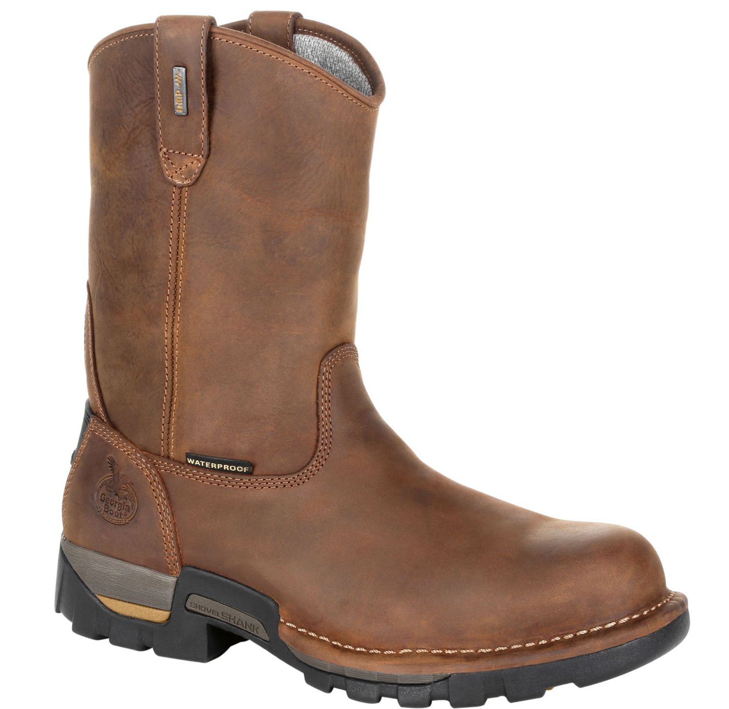 Мужские ботинки GEORGIA BOOT Eagle One Waterproof Pull On Work Boot, цвет: Коричневый — фото 7