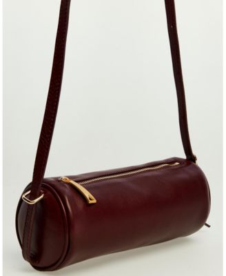 Cylinder Leather Shoulder Bag, Created for Macy s