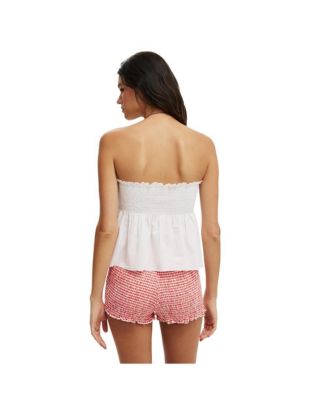 Женский гофрированный топ-топик Billie ИЗ ХЛОПКА