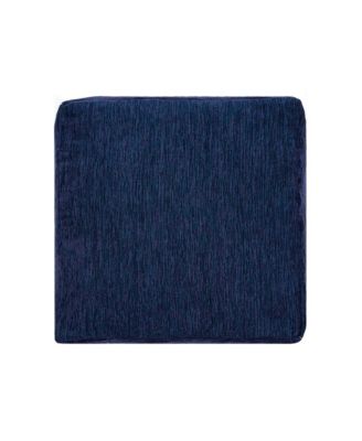 Polyester Blend Ottoman for Living Room Footrest and Home Seating