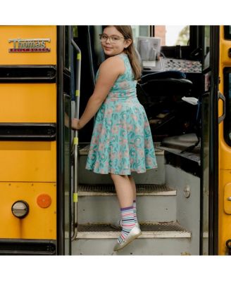 Girls Fair Trade Organic Cotton Sleeveless Twirl Dress