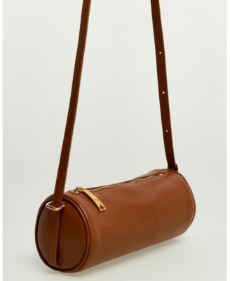 Cylinder Leather Shoulder Bag, Created for Macy s