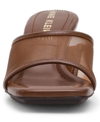 Women's Julie Square Toe Mesh Mule Dress Sandals