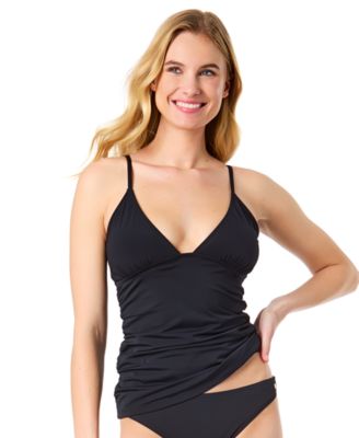 Women's La Vie A La Mer Plunge-Neck Tankini Top