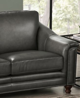 Belfast 67" Top Grain Leather Loveseat