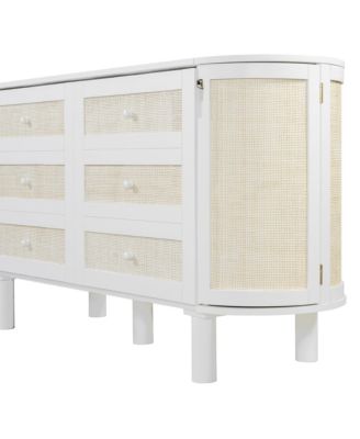 Full Murphy Bed with Hidden Storage & Modern Woven Design