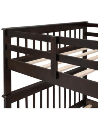 Full-Over-Full Bunk Bed with Storage